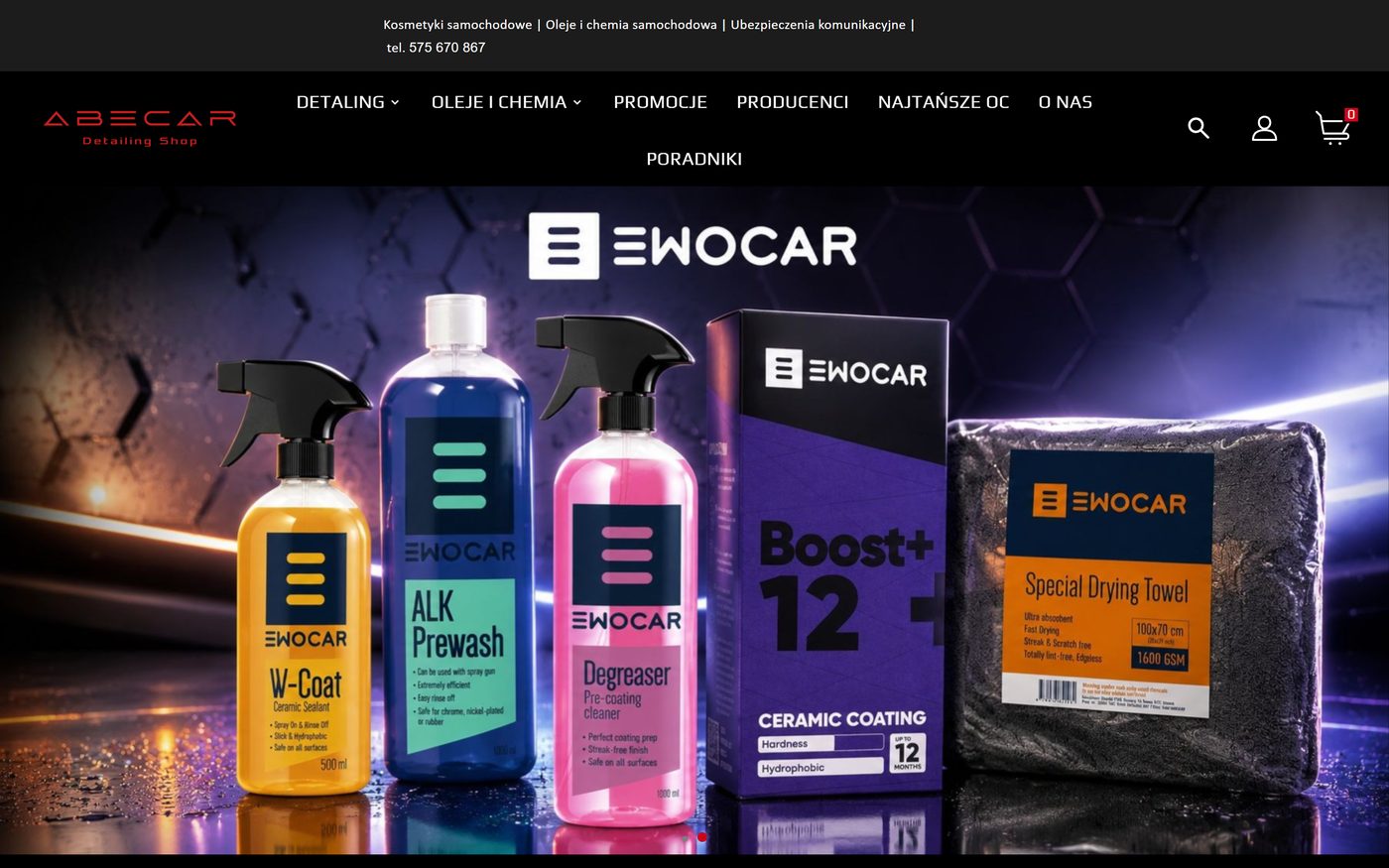 Abecar — website preview