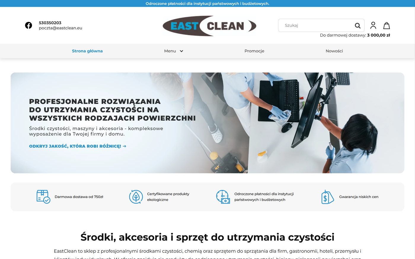 Sprzątanie Profesjonalne — website preview
