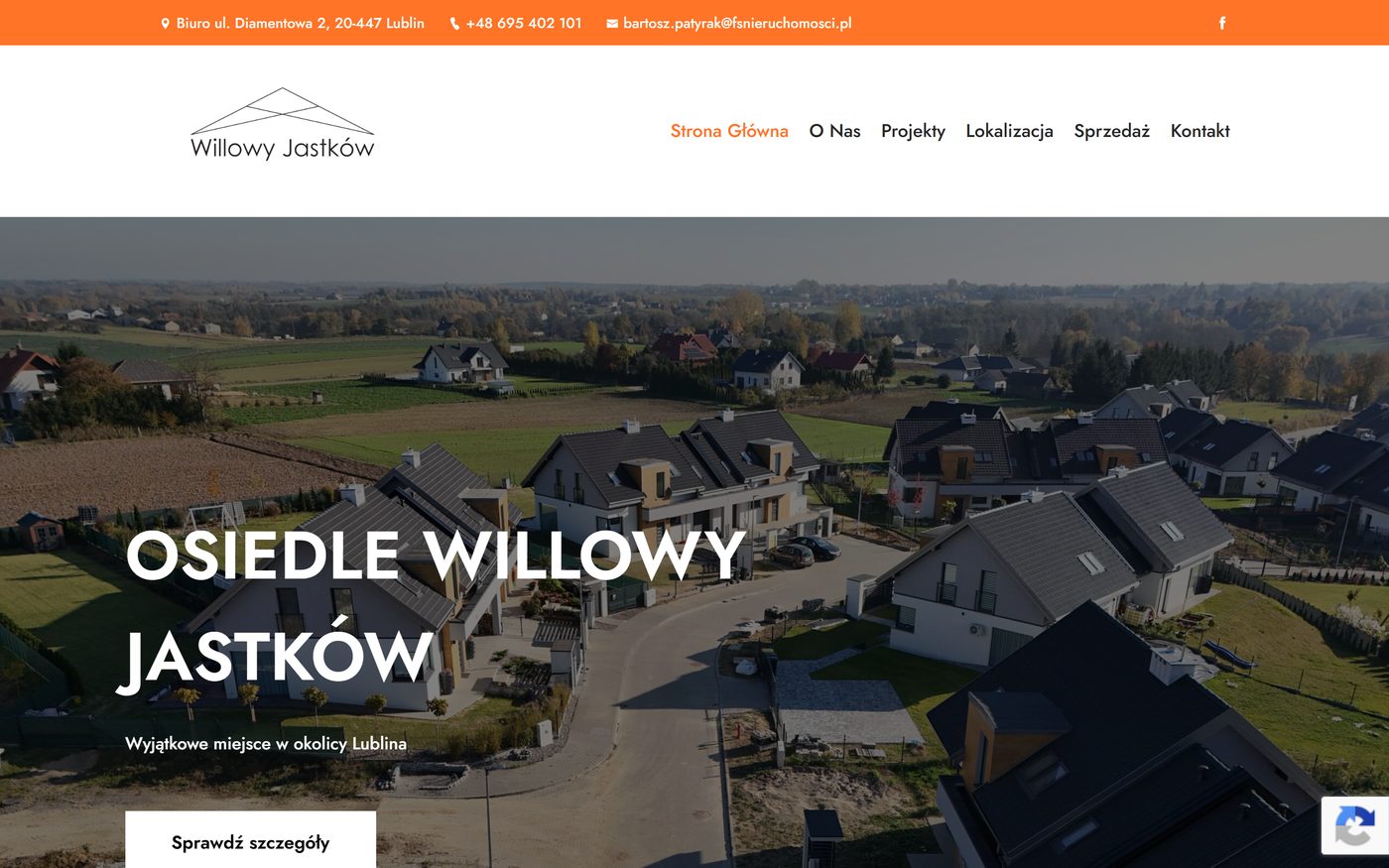 Willowy Jastków — website preview