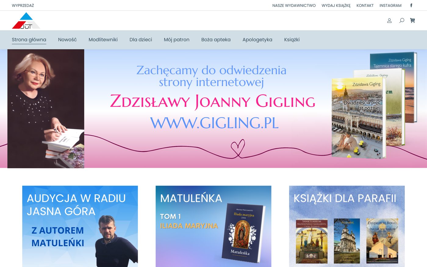Wydawnictwo JUT — website preview