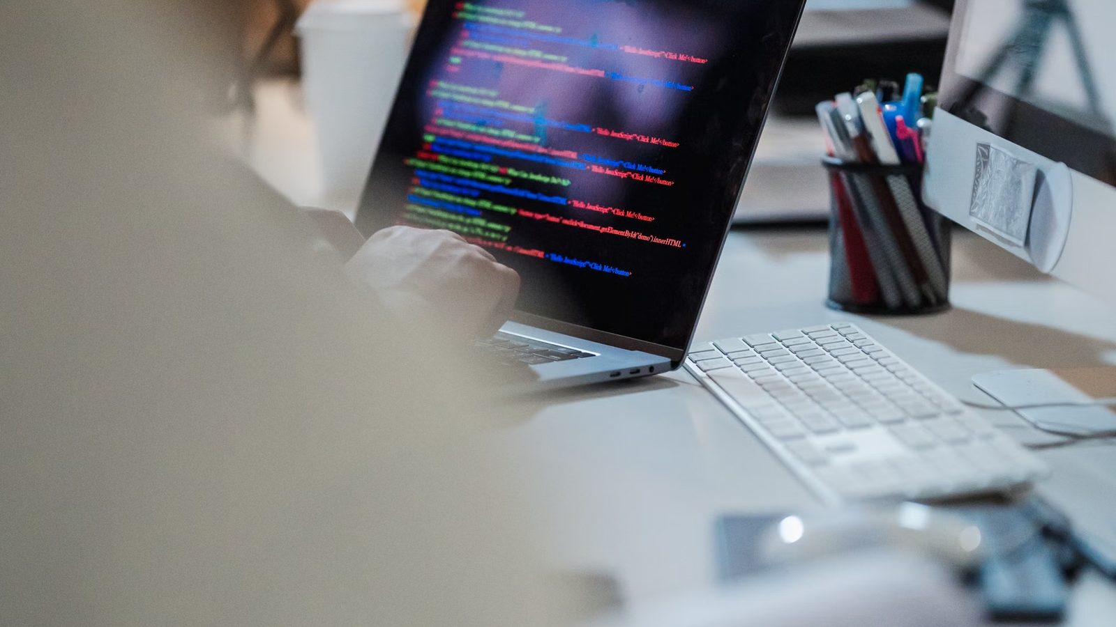 Reviewing a website's code in the browser