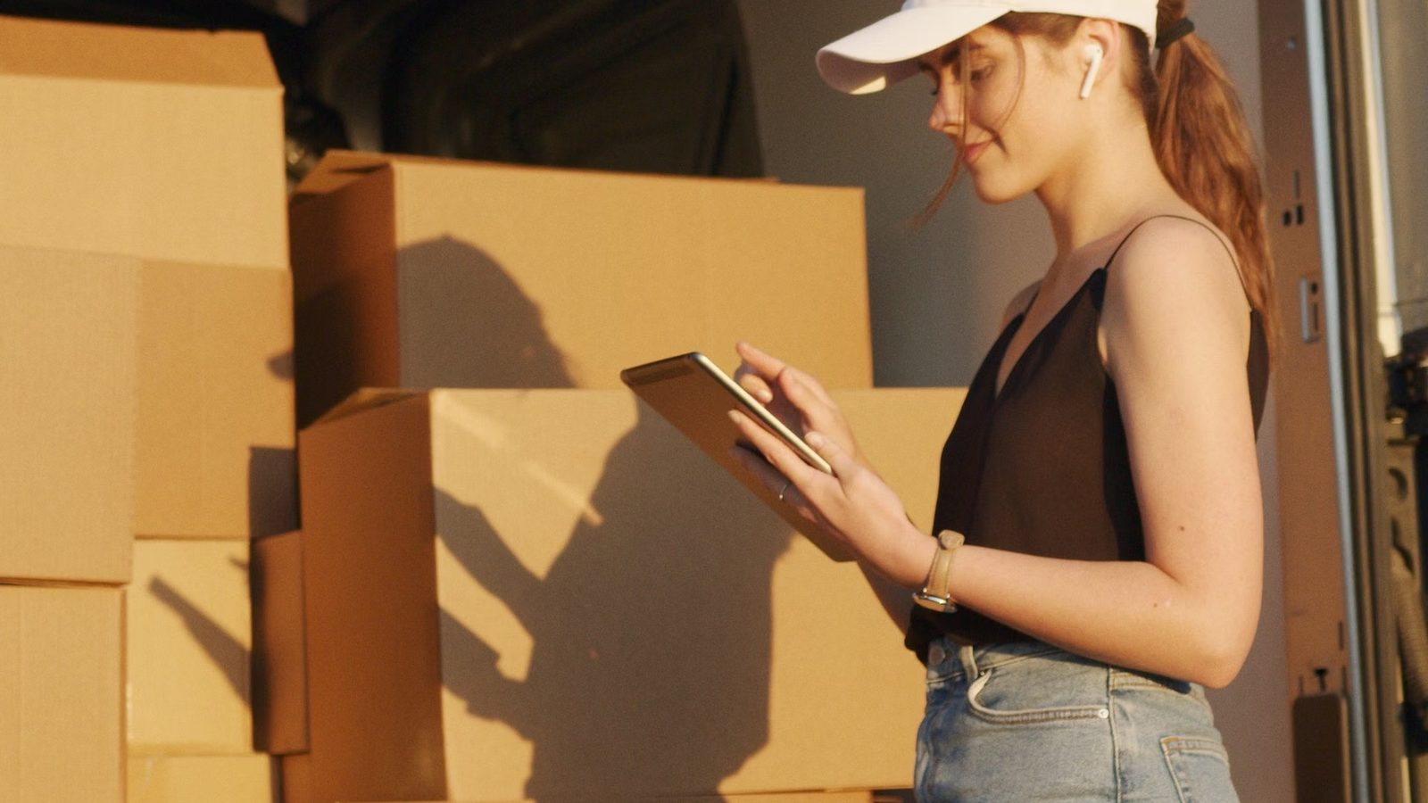 Packing orders in the shop's warehouse