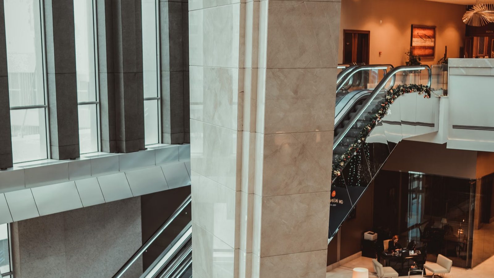 Hotel lobby interior